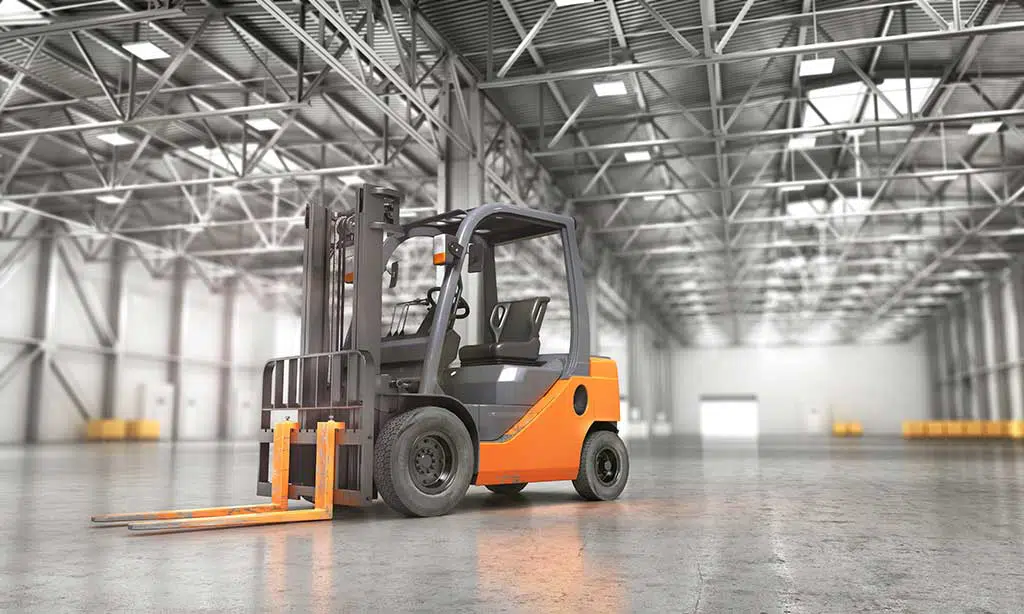 photo of a forklift