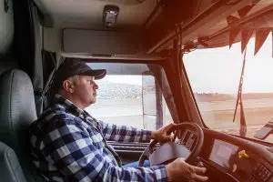 photo of a truck driver
