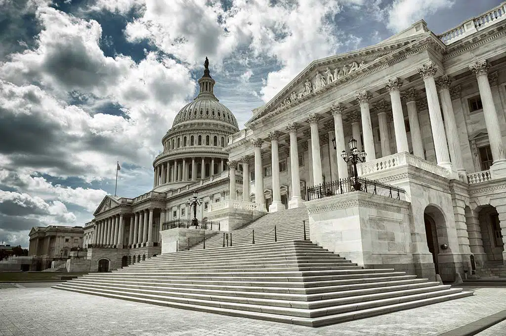 Photo of the congressional capitol building